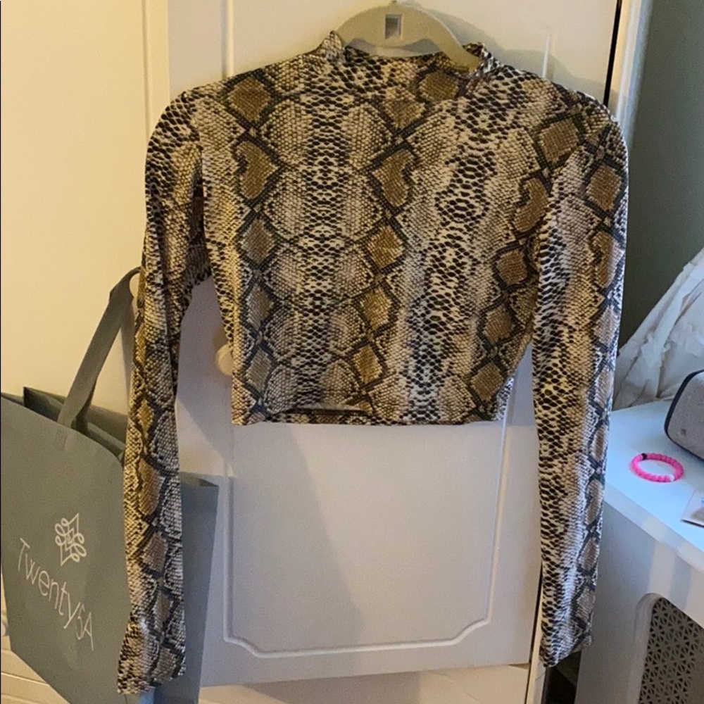 Snakeskin Top